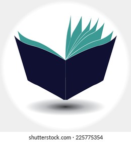 book icon. vector illustration