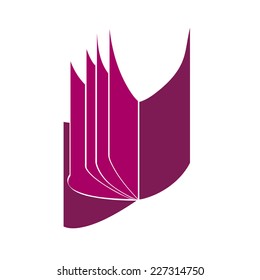 book icon. vector illustration