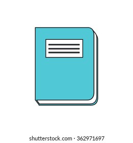 book icon. vector illustration