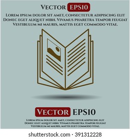 Book icon vector illustration