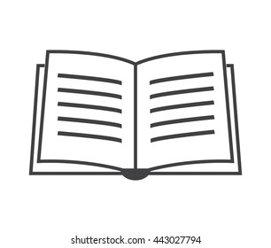Book icon .Vector illustration