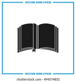 Book icon vector illustration