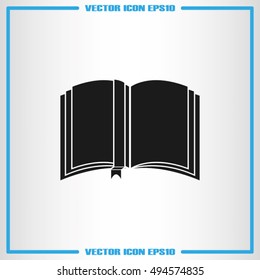 Book icon vector illustration