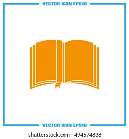 Book icon vector illustration