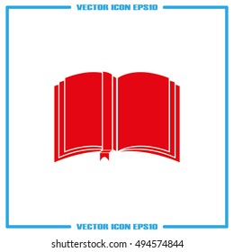 Book icon vector illustration