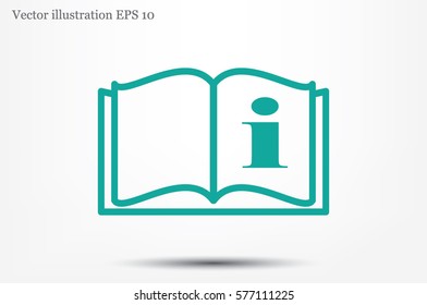 book icon vector illustration.