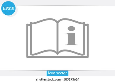 book icon vector illustration.
