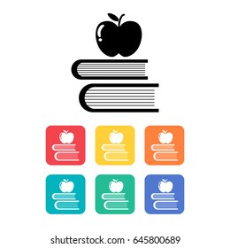 Book icon. Vector illustration.
