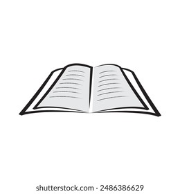 book icon vector illustration design template