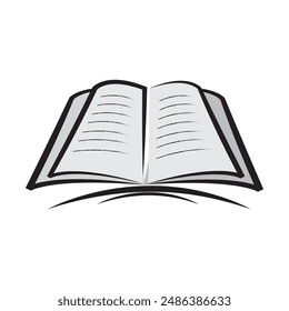 book icon vector illustration design template
