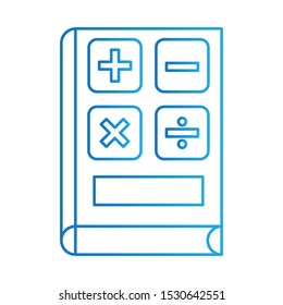 Book Icon, Vector Illustration, Education Colour Outline