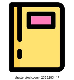 book icon vector illustration for education and library
