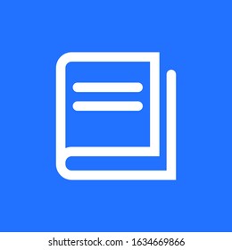 book icon vector illustration EPS 10.Full editable