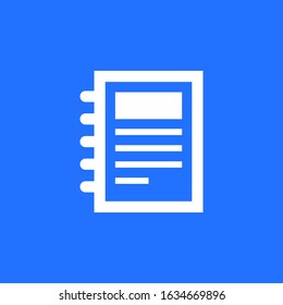 book icon vector illustration EPS 10.Full editable