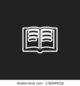 book icon. Vector illustration EPS 10.
