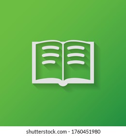book icon. Vector illustration EPS 10.