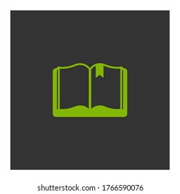 ícono del libro. Ilustración del vector EPS 10.