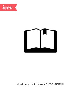 book Icon. Vector illustration EPS 10.