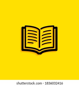 Icono de libro. Ilustración del vector EPS 10.