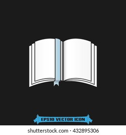 Book icon vector illustration eps10.