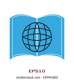 book icon, vector illustration, eps10,