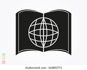 book icon, vector illustration eps10