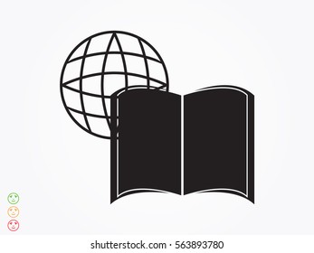 book icon, vector illustration eps10
