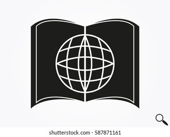 book icon, vector illustration eps10