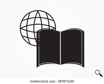 book icon, vector illustration eps10