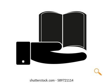 book icon, vector illustration eps10