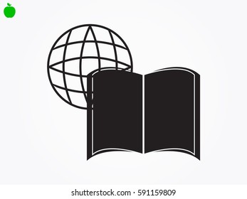 book icon, vector illustration eps10