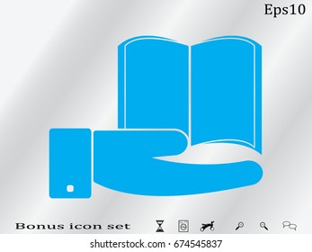 book icon, vector illustration eps10