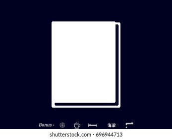 book icon, vector illustration eps10