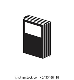 book icon, vector illustration. flat design