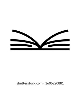 Book icon, vector illustration. Flat design style. vector book icon illustration isolated on white background, book icon Eps10. book icons graphic design vector symbols.