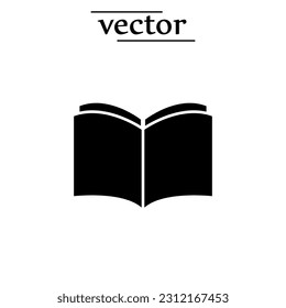 Book icon - vector illustration flat design on white background..eps