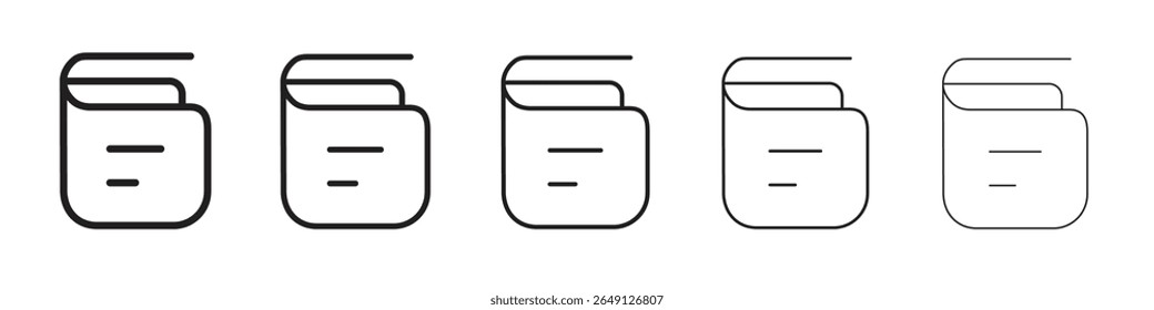 Book icon vector illustration isolated