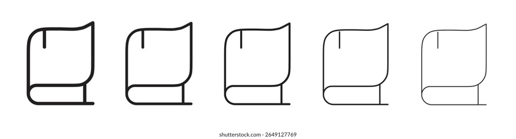 Icono de libro Ilustración vectorial aislada