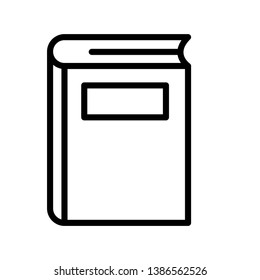 Book Icon Vector Illustration Logo Template