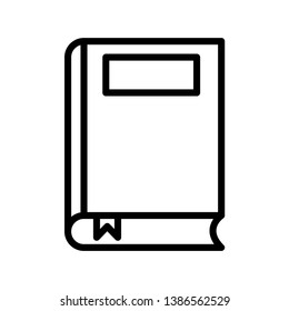 Book Icon Vector Illustration Logo Template