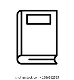 Book Icon Vector Illustration Logo Template