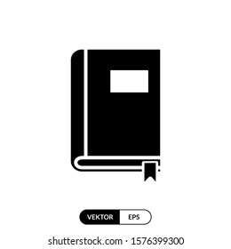 Book icon vector illustration logo template for many purpose. Isolated on white background.