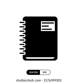 Book icon vector illustration logo template for many purpose. Isolated on white background.