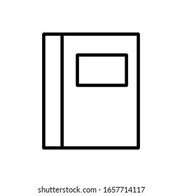 plantilla de logotipo de ilustración vectorial de icono de libro para muchos fines. Aislado sobre fondo blanco.