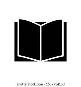 book icon vector illustration logo template for many purpose. Isolated on white background.