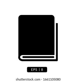 book icon vector illustration logo template for many purpose. Isolated on white background.