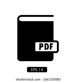 plantilla de logotipo de ilustración vectorial de icono de libro para muchos fines. Aislado sobre fondo blanco.