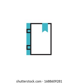 Vektorillustration-Illustration des Buchsymboles. Buchsymboldesign, modernes Design