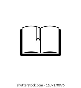 Book icon vector illustration on white background