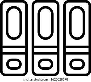 Book icon vector illustration on white background